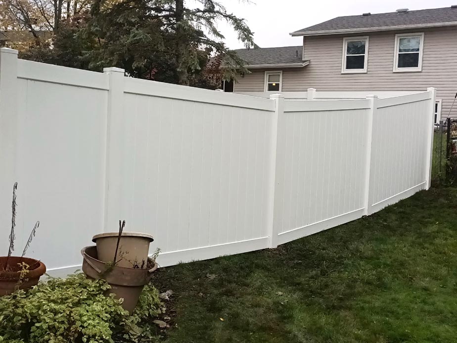 Vinyl / PVC fence project
