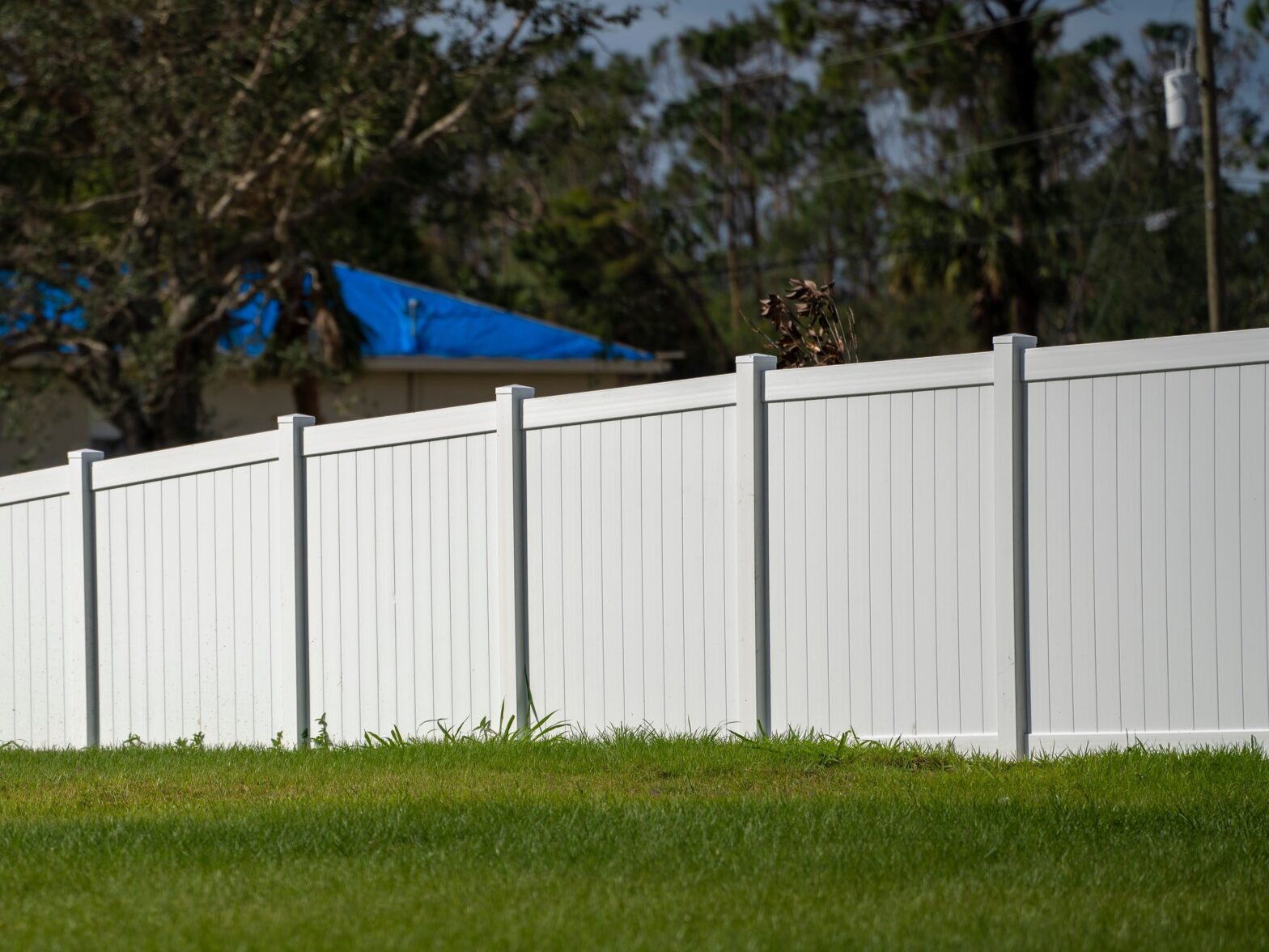Vinyl / PVC fence project