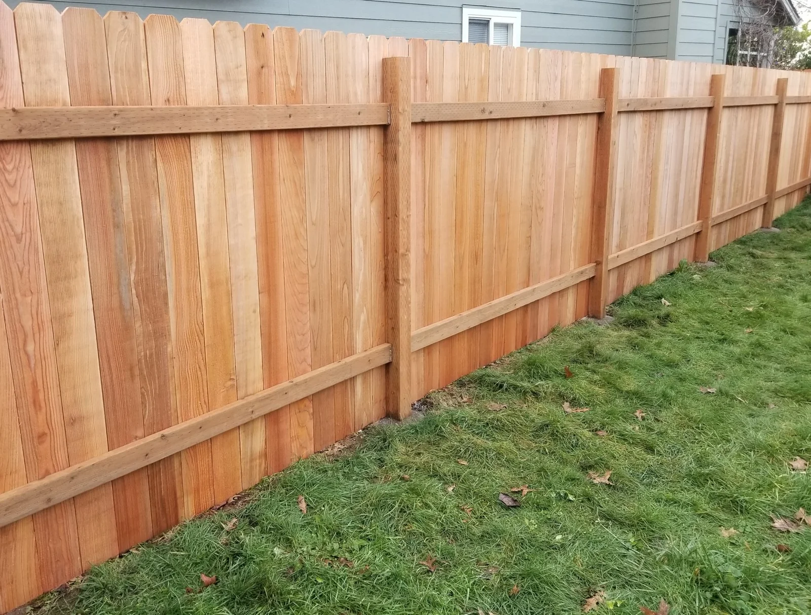Wood fence project